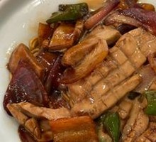 Stir-fried猪腰 with Sauce Noodles