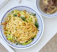 青菜凉面