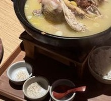 Korean Pu'er Rice Ginseng Chicken Soup