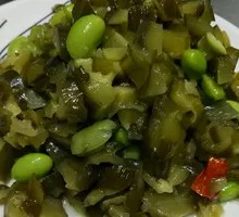 Pickled Cucumber and Edamame