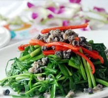 Leek and Snail Meat