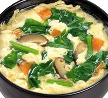 Spinach and Egg Drop Soup