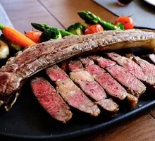 Grilled Angus M5 Wagyu Steak with Mixed Seasonal Vegetables