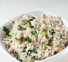 Salted Pork and Greens Fried Rice