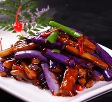 Braised Eggplant in Oil