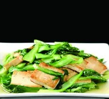 Braised Tofu with Greens