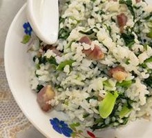 Salted Pork and Vegetable Rice