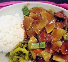 Oyster Sauce Beef Rice