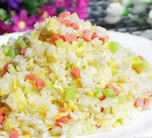 Salted Vegetable Egg Fried Rice