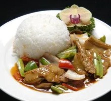 Stir-fried Pork with Rice