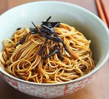 Scallion Oil Noodles with Boiled Egg