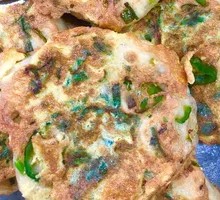 Green Pepper Egg Pancake