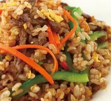 Beef, Pickled Mustard Greens, and Egg Fried Rice