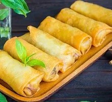素馅春卷