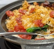 Delicious Preserved Meat Baozi Rice