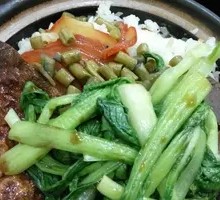 Braised Pork Cutlet Baozi Rice