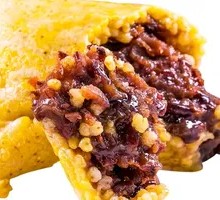 Sweet Yellow Millet Zongzi with Red Bean Paste