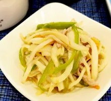 Green Pepper and Water Chestnut Shredded Pork