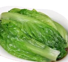 Boiled lettuce