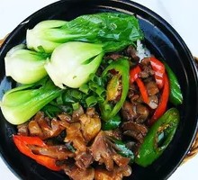 Spicy Grandmother's Vegetable Claypot Rice