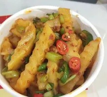 Sweet and Sour Wolf Tooth Potatoes