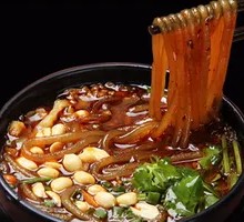 Spicy Sour Noodle Soup with Bone Broth
