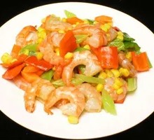 Spicy Shrimp Stir-Fried Noodles