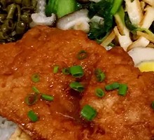 Honey Glazed Pork Cutlet Rice