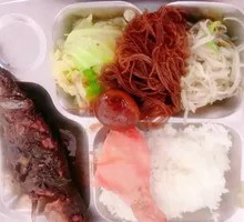 Two Meat Dishes, One Small Meat Dish, Three Vegetables