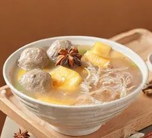Beef Ball Soup Rice