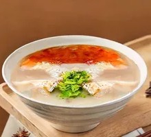 Stir-fried Meat Roll Soup