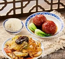 Braised Pork Meatballs Rice
