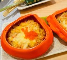 Cheese-Baked Crab Dumplings