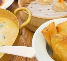 Hand-Deconstructed Crab Roe Spring Rolls