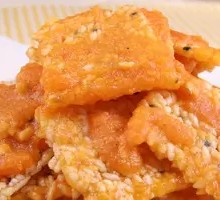 Salted Egg Yolk Buckwheat Crackers