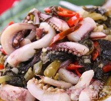 Salted Vegetable Squid