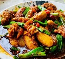 Braised Fish Roe and Fish Bladder
