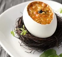 Crab Roe Omelette