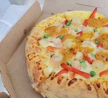 Crab Meat Scallop Pizza
