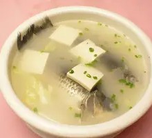 Crucian Carp and Tofu Soup