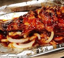 Sauce-Roasted Live Sea Bass