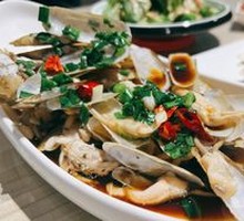 Scallion Oil Clams
