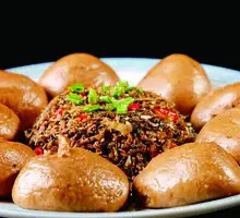 Corn Cake with Grandmother's Pickled Vegetables