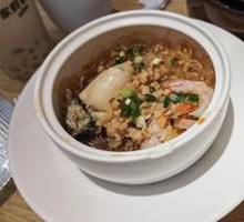 Steamed Shrimp and Oysters with Pickled Turnip and Garlic