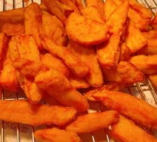 Glazed Sweet Potato Strips