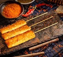 烤年糕串
