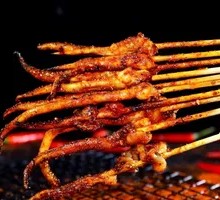 Grilled Squid Tentacles