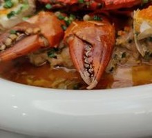 Black Pig Meat Steamed Blue Crab