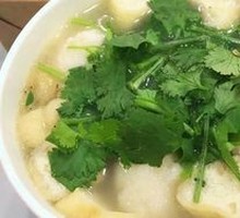 Fried Tofu Wrapped in Bean Curd Sheets with Vermicelli Soup