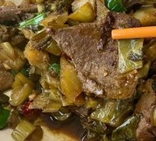 Sour Cabbage Stir-fried Pork Liver